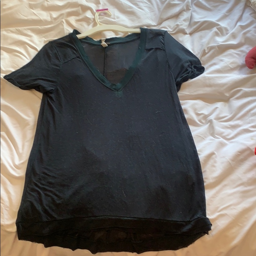 Free People short sleeve shirt size small